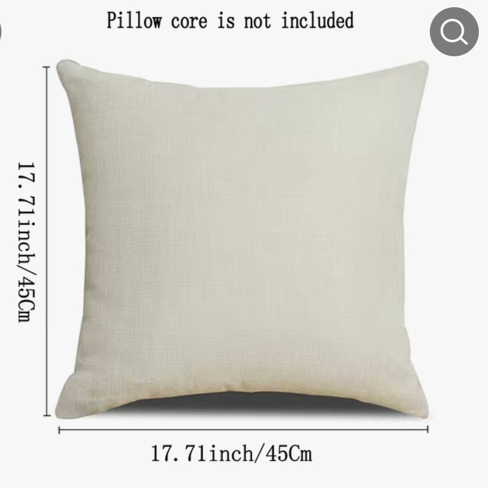 Christmas Pillowcases,17.7x17.7 Inch, Set Of 4, Pillow Inserts Not included B24 - Picture 6 of 6